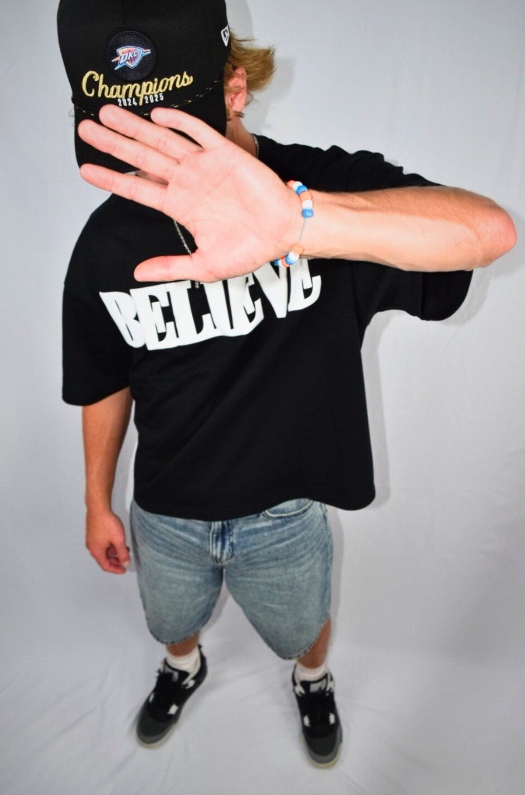 "BELIEVE" Heavy Oversized Tee